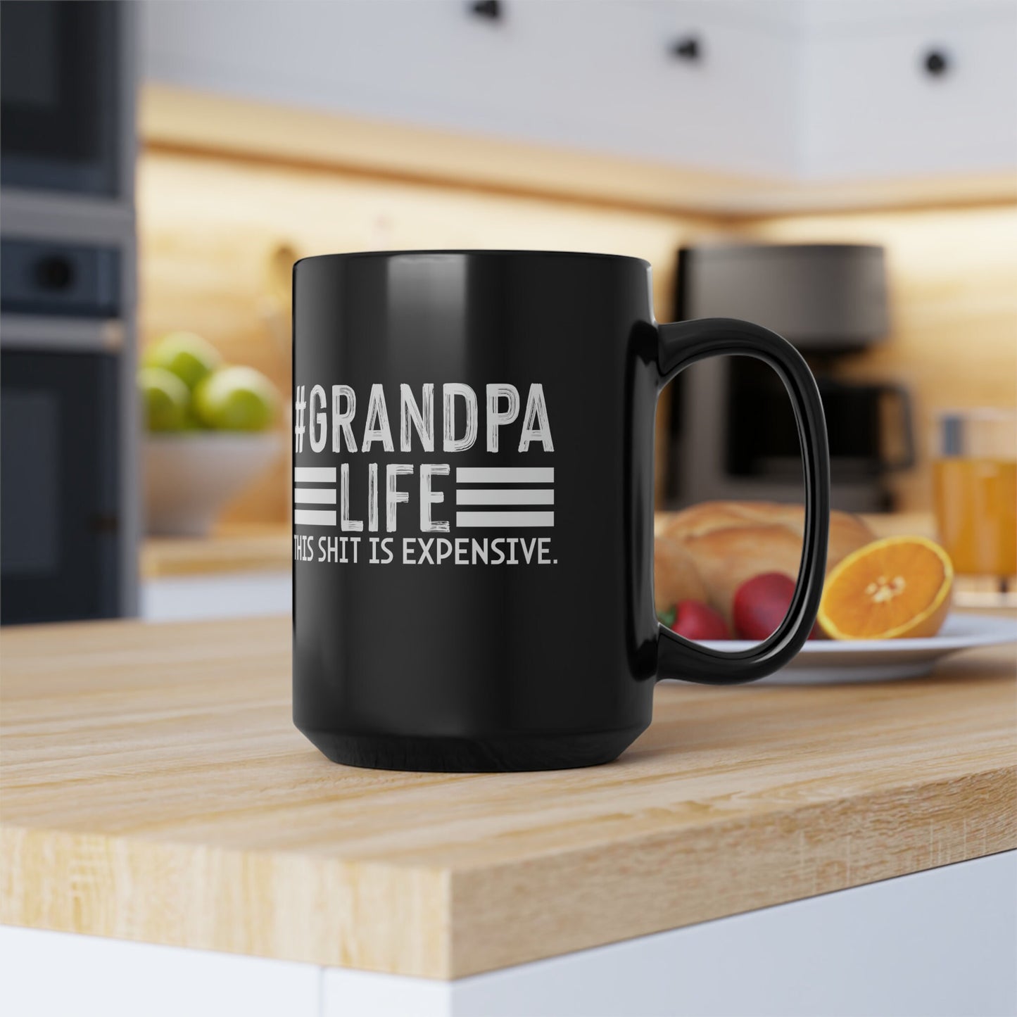 Grandpa Life This Shit is Expensive, Funny Grandpa Mug, Unique Grandparent Mug, Father Gift, Grandpa Christmas Birthday Gift
