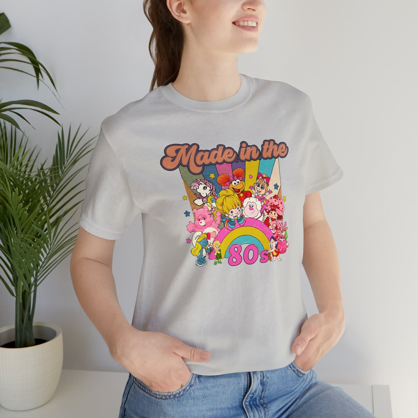 Distressed Made in the 80'S Short Sleeve Tee