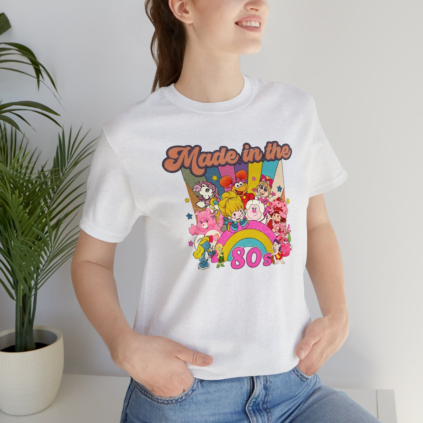 Distressed Made in the 80'S Short Sleeve Tee
