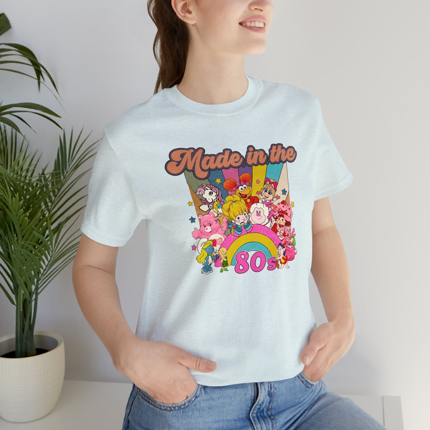 Distressed Made in the 80'S Short Sleeve Tee