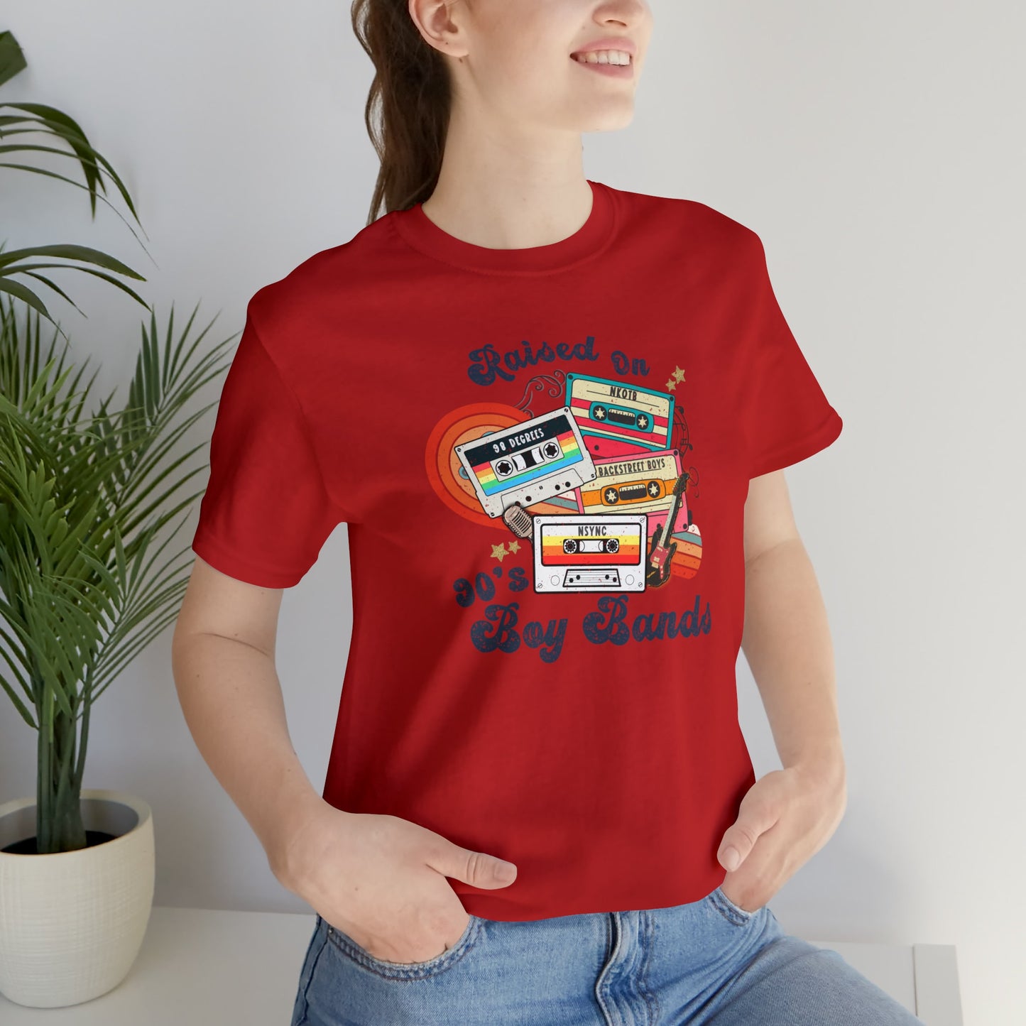 Raised on 90's Boy Bands Shirt, Nostalgic Music Tee, Retro 90's Music Shirt, 90's Music Lover Tee, Boy Band Fashion