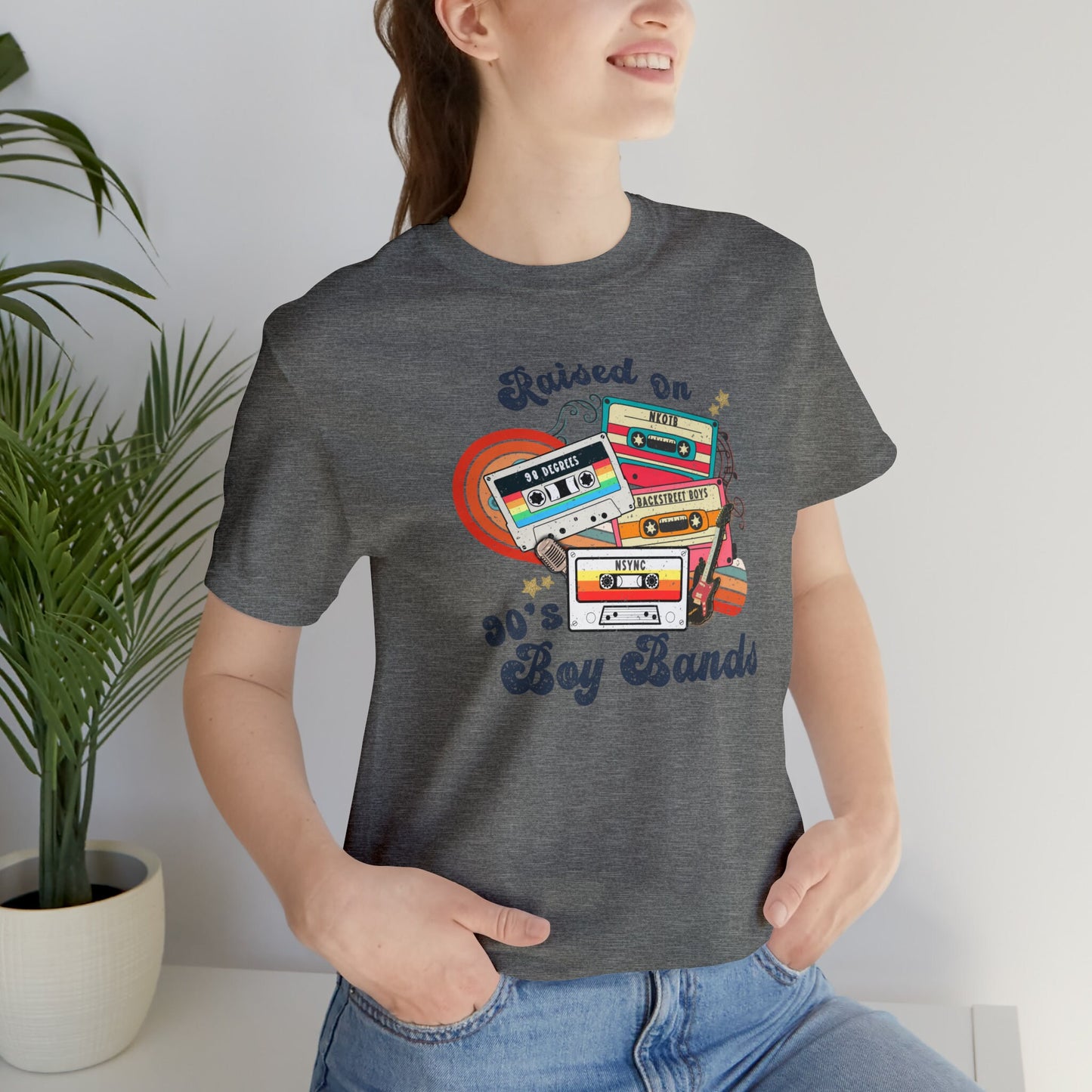 Raised on 90's Boy Bands Shirt, Nostalgic Music Tee, Retro 90's Music Shirt, 90's Music Lover Tee, Boy Band Fashion