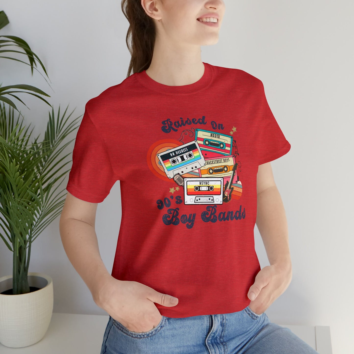 Raised on 90's Boy Bands Shirt, Nostalgic Music Tee, Retro 90's Music Shirt, 90's Music Lover Tee, Boy Band Fashion