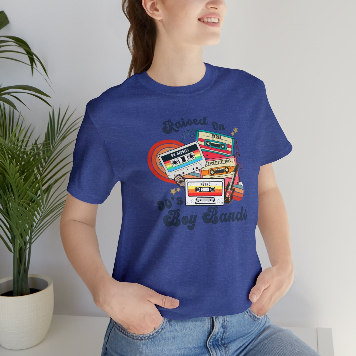 Raised on 90's Boy Bands Shirt, Nostalgic Music Tee, Retro 90's Music Shirt, 90's Music Lover Tee, Boy Band Fashion