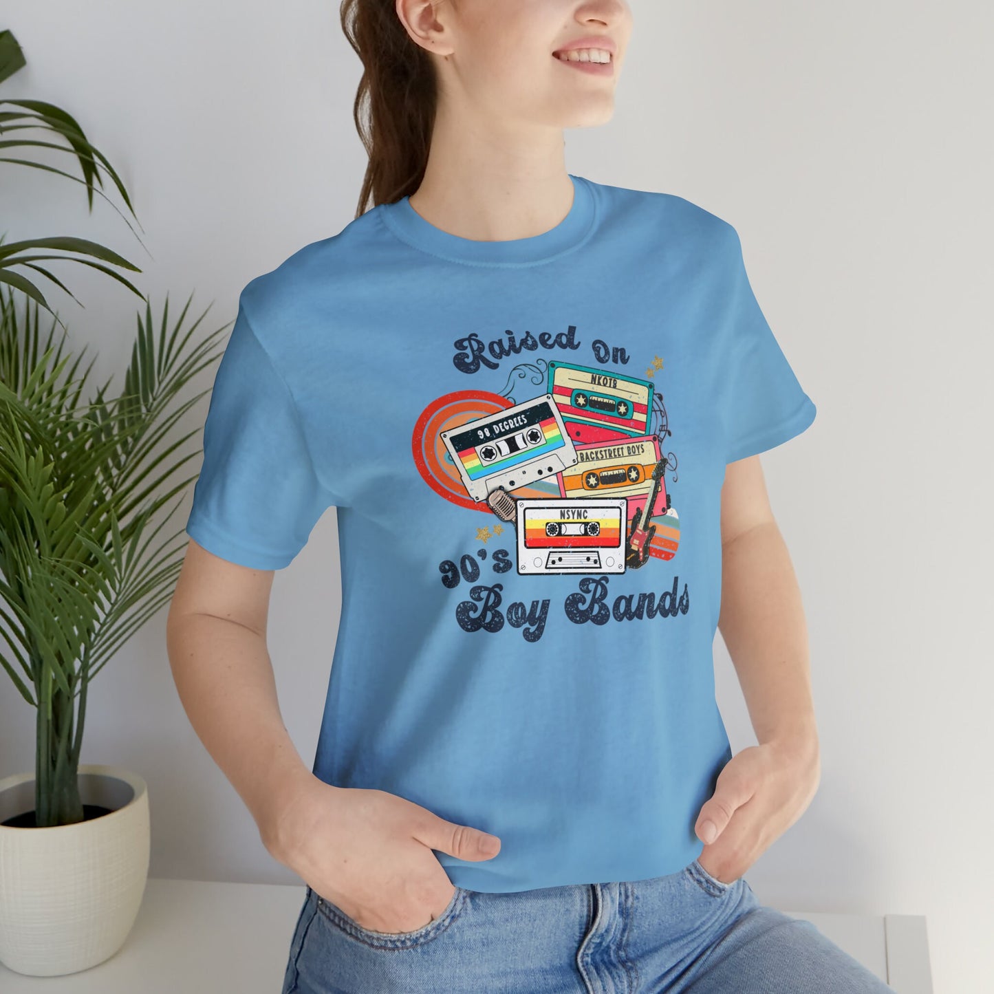 Raised on 90's Boy Bands Shirt, Nostalgic Music Tee, Retro 90's Music Shirt, 90's Music Lover Tee, Boy Band Fashion