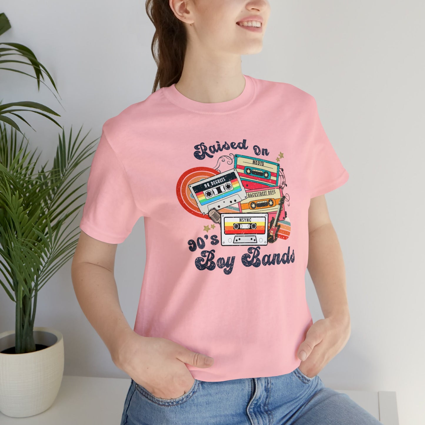 Raised on 90's Boy Bands Shirt, Nostalgic Music Tee, Retro 90's Music Shirt, 90's Music Lover Tee, Boy Band Fashion
