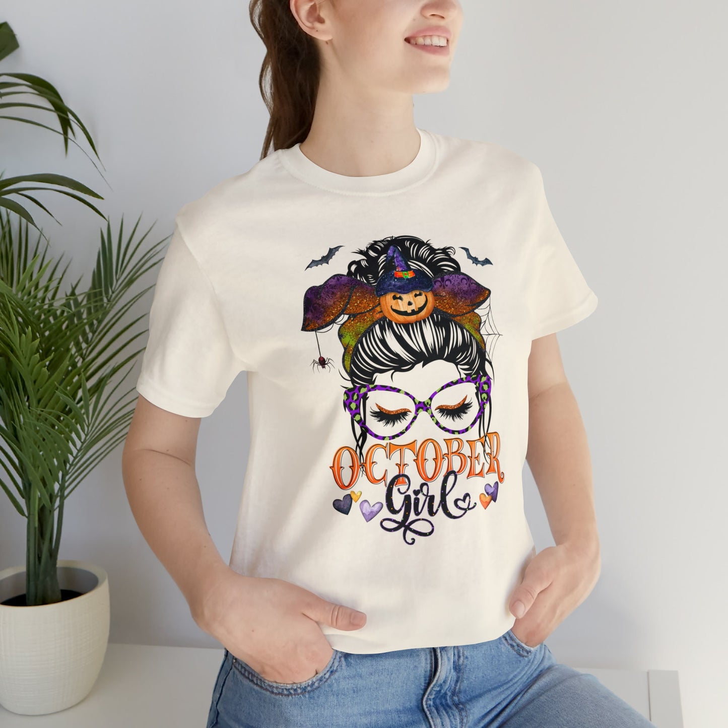 October Girl T-Shirt, October Birthday, Halloween Tee, October Born Women, Halloween Birthday