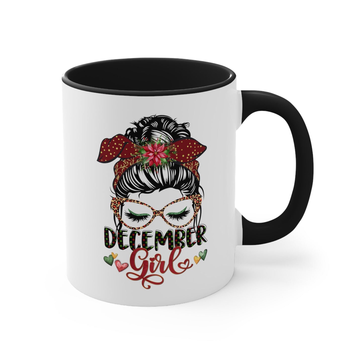 December Girl Mug, December Coffee Or Tea Lovers Gift, Women Born in December, Christmas Gift, Cool December Birthday Gift, December Queen