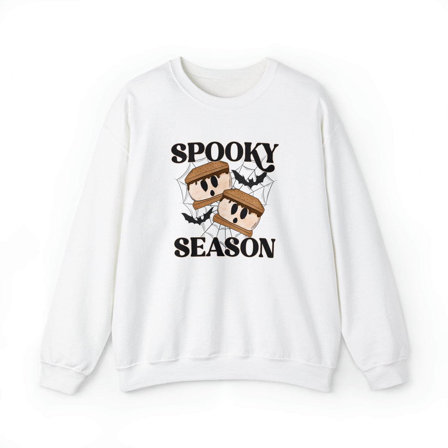 Spooky Season Smores Sweat Shirt, Halloween S'mores Sweatshirt, Fall Themed Shirt, Autumn Bonfire shirt, October Chill Sweatshirt