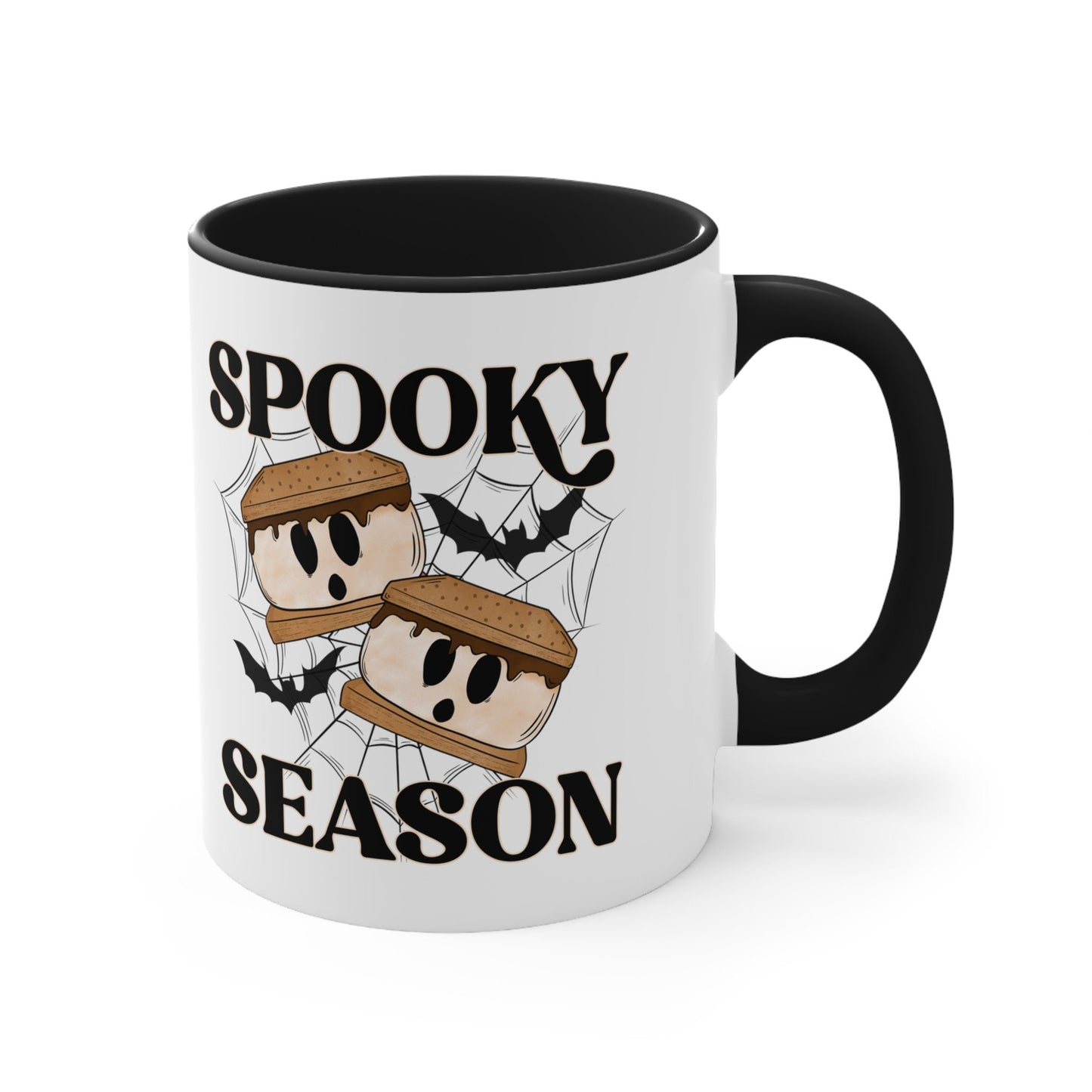 Spooky Season Smores Mug, Spooky Beverage Mug, Ghostly Smores Coffee Mug, Ghostly Smores Collectible, Halloween Coffee Cup, Spooky Themed