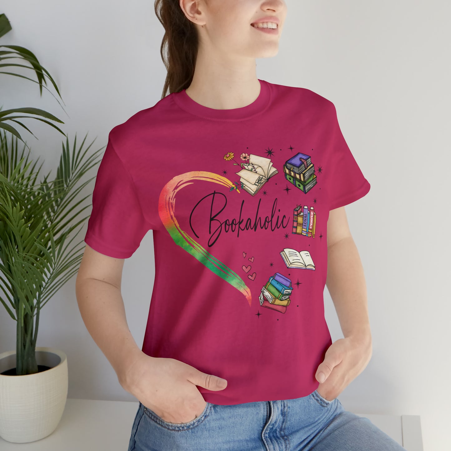 Bookaholic  Short Sleeve Tee