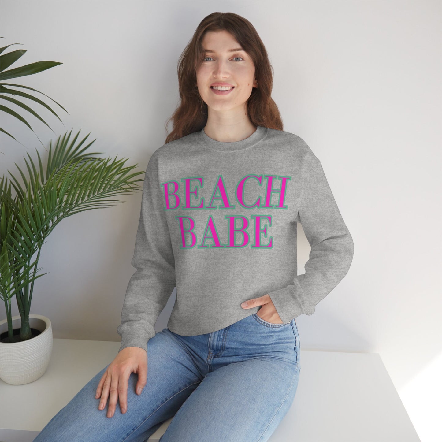 Beach Babe  Crewneck Sweatshirt