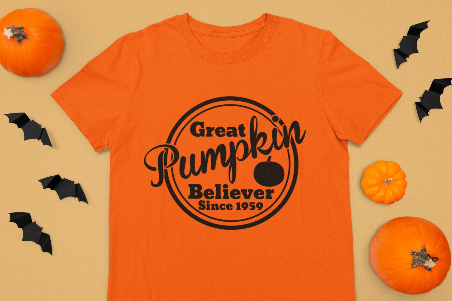 Believe in  Pumpkin Short Sleeve Tee