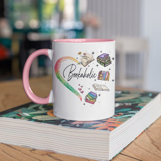 Bookaholic Coffee Mug, Book Lover Mug, Book Nerd Coffee Mug, Bookworm Tea Mug, Page TurnerMug, I'd Rather Be Reading Mug, Book Addiction Mug